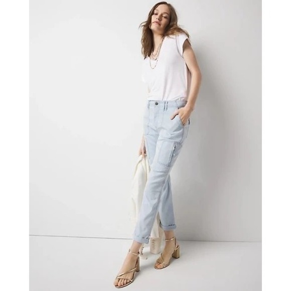 White House Black Market Pants - White House Black Market Pret-A-Pedi Straight Cropped Pant